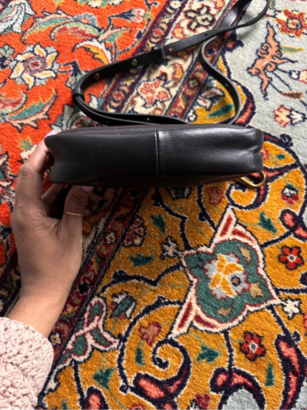 Black Madewell Mini Carabiner Crossbody Bag - Picture 3 of 4